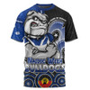 Canterbury-Bankstown Bulldogs T-Shirt NAIDOC Week 50 Years Of Deadly Indigenous Pattern