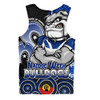 Canterbury-Bankstown Bulldogs Men Singlet NAIDOC Week 50 Years Of Deadly Indigenous Pattern