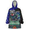 New Zealand Warriors Snug Hoodie NAIDOC Week 50 Years Of Deadly Indigenous Pattern