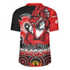 St. George Illawarra Dragons Rugby Jersey NAIDOC Week 50 Years Of Deadly Indigenous Pattern