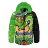 Canberra Raiders Hooded Padded Jacket NAIDOC Week 50 Years Of Deadly Indigenous Pattern