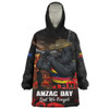 Adelaide Crows Snug Hoodie ANZAC Day Lest We Forget Red Poppy And Honor The Brave Tribute