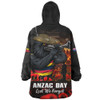 Adelaide Crows Snug Hoodie ANZAC Day Lest We Forget Red Poppy And Honor The Brave Tribute
