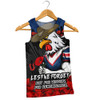 Sydney Roosters Men Singlet ANZAC Day Red Poppy And Brave Hearts Remembrance
