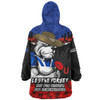 Canterbury-Bankstown Bulldogs Snug Hoodie ANZAC Day Red Poppy And Brave Hearts Remembrance