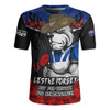 Canterbury-Bankstown Bulldogs Rugby Jersey ANZAC Day Red Poppy And Brave Hearts Remembrance