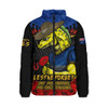 Parramatta Eels Padded Jacket ANZAC Day Red Poppy And Brave Hearts Remembrance