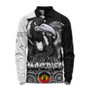 Collingwood Long Sleeve Polo Shirt NAIDOC Week Aboriginal Culture And Spirit Of Pride Design