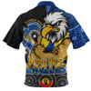 West Coast Eagles Zip Polo Shirt NAIDOC Week Aboriginal Culture And Spirit Of Pride Design