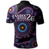 Indigenous Australian Aboriginal Polo Shirt Naidoc Week 2026 50 Years Of Deadly Circle Of Memory Pathways