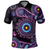 Indigenous Australian Aboriginal Polo Shirt Naidoc Week 2026 50 Years Of Deadly Circle Of Memory Pathways
