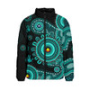 Indigenous Australian Aboriginal Padded Jacket Naidoc Week 2026 50 Years Of Deadly Circle Of Memory Pathways