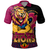 Brisbane Lions Polo Shirt NAIDOC Week Aboriginal Culture And Spirit Of Pride Design