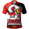 Sydney Swans Polo Shirt NAIDOC Week Aboriginal Culture And Spirit Of Pride Design