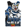 Geelong Cats Men Singlet NAIDOC Week Aboriginal Culture And Spirit Of Pride Design