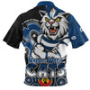 Geelong Cats Zip Polo Shirt NAIDOC Week Aboriginal Culture And Spirit Of Pride Design