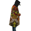 [Custom] Australia Aboriginal Cloak - Kangaroo and Lizard Dot Painting Art