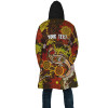 [Custom] Australia Aboriginal Cloak - Kangaroo and Lizard Dot Painting Art