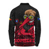 Essendon Long Sleeve Polo Shirt Naidoc Week Aboriginal Spirit Power Through Generations
