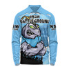 New South Wales Blues Long Sleeve Polo Shirt Origin Battleground Game Day Clash