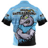 New South Wales Blues Zip Polo Shirt Origin Battleground Game Day Clash