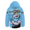 New South Wales Blues Hooded Padded Jacket Origin Battleground Game Day Clash