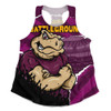 Queensland Maroons Women Racerback Singlet Origin Battleground Game Day Clash