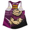 Queensland Maroons Women Racerback Singlet Origin Battleground Game Day Clash