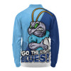 New South Wales Blues Long Sleeve Polo Shirt Battle Forged Origin Strength