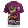 Queensland Maroons T-Shirt Battle Forged Origin Strength