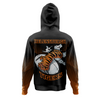 Wests Tigers Hoodie ( Custom ) Wests Tigers Mascot With Australia Flag