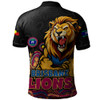Brisbane Lions Polo Shirt Naidoc Week Aboriginal Spirit Power Through Generations