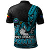Port Adelaide Polo Shirt Naidoc Week Aboriginal Spirit Power Through Generations