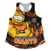GWS GIANTS Women Racerback Singlet Naidoc Week Aboriginal Spirit Power Through Generations