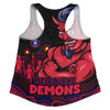 Melbourne Women Racerback Singlet Naidoc Week Aboriginal Spirit Power Through Generations