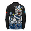 Geelong Cats Long Sleeve Polo Shirt Naidoc Week Aboriginal Spirit Power Through Generations