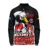 Sydney Swans Long Sleeve Polo Shirt Naidoc Week Aboriginal Spirit Power Through Generations
