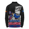 Western Bulldogs Long Sleeve Polo Shirt Naidoc Week Aboriginal Spirit Power Through Generations