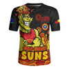 Gold Coast SUNS Rugby Jersey Naidoc Week Aboriginal Spirit Power Through Generations