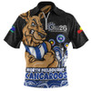 North Melbourne Zip Polo Shirt Naidoc Week Aboriginal Spirit Power Through Generations