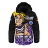 Fremantle Hooded Padded Jacket Naidoc Week Aboriginal Spirit Power Through Generations