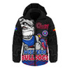 Western Bulldogs Hooded Padded Jacket Naidoc Week Aboriginal Spirit Power Through Generations