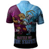 New South Wales Blues Polo Shirt Origin Showdown NSW Vs QLD Game Day Power Rise