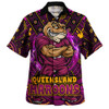 Queensland Maroons Hawaiian Shirt State Warrior Spirit Power Rise