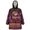 Queensland Maroons Snug Hoodie State Warrior Spirit Power Rise