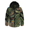 Indigenous Australian Aboriginal Hooded Padded Jacket NAIDOC Week Sacred Aboriginal Tracks Of Country Spirit