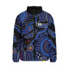 Indigenous Australian Aboriginal Padded Jacket NAIDOC Week Sacred Aboriginal Tracks Of Country Spirit
