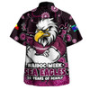 Manly Warringah Sea Eagles Hawaiian Shirt NAIDOC Week Aboriginal Power Journey Of Spirit Paths