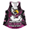 Manly Warringah Sea Eagles Women Racerback Singlet NAIDOC Week Aboriginal Power Journey Of Spirit Paths