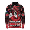 St. George Illawarra Dragons Long Sleeve Polo Shirt NAIDOC Week Aboriginal Power Journey Of Spirit Paths